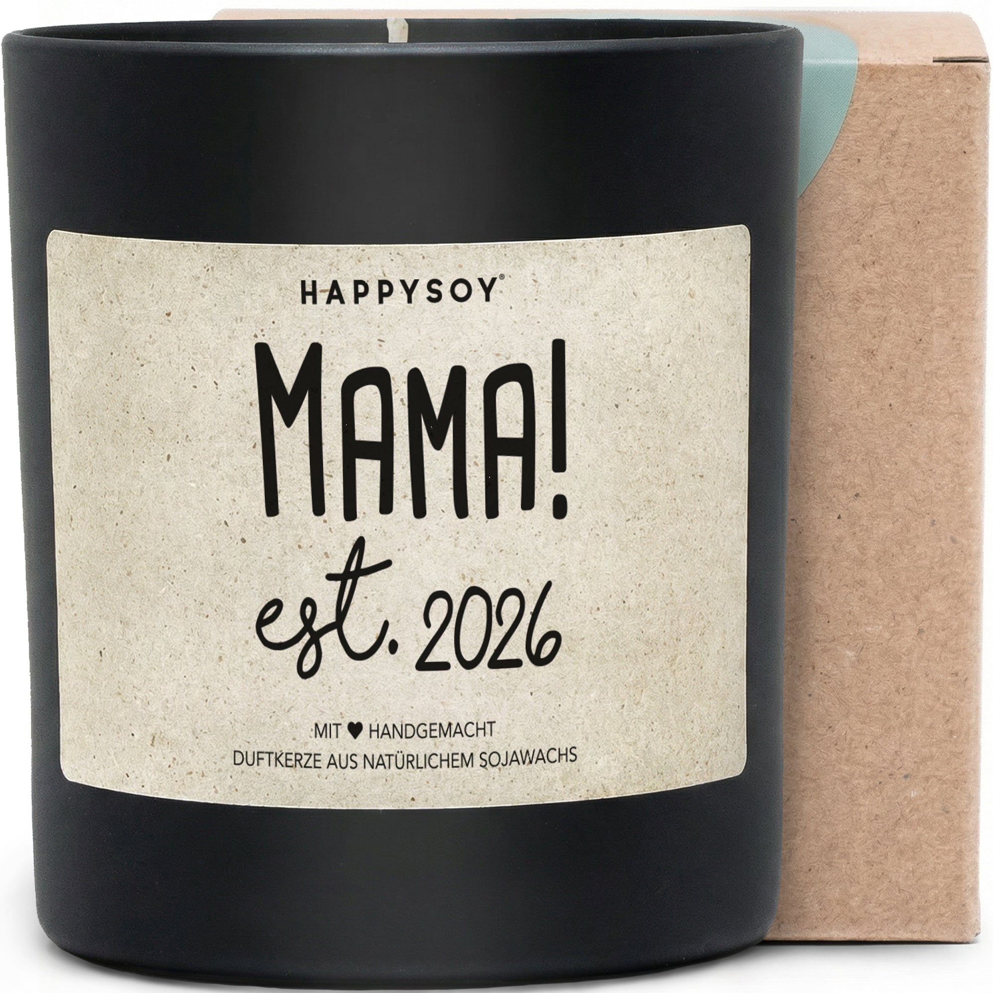 Duftkerze - Mama! est. 2026 - Happysoy®