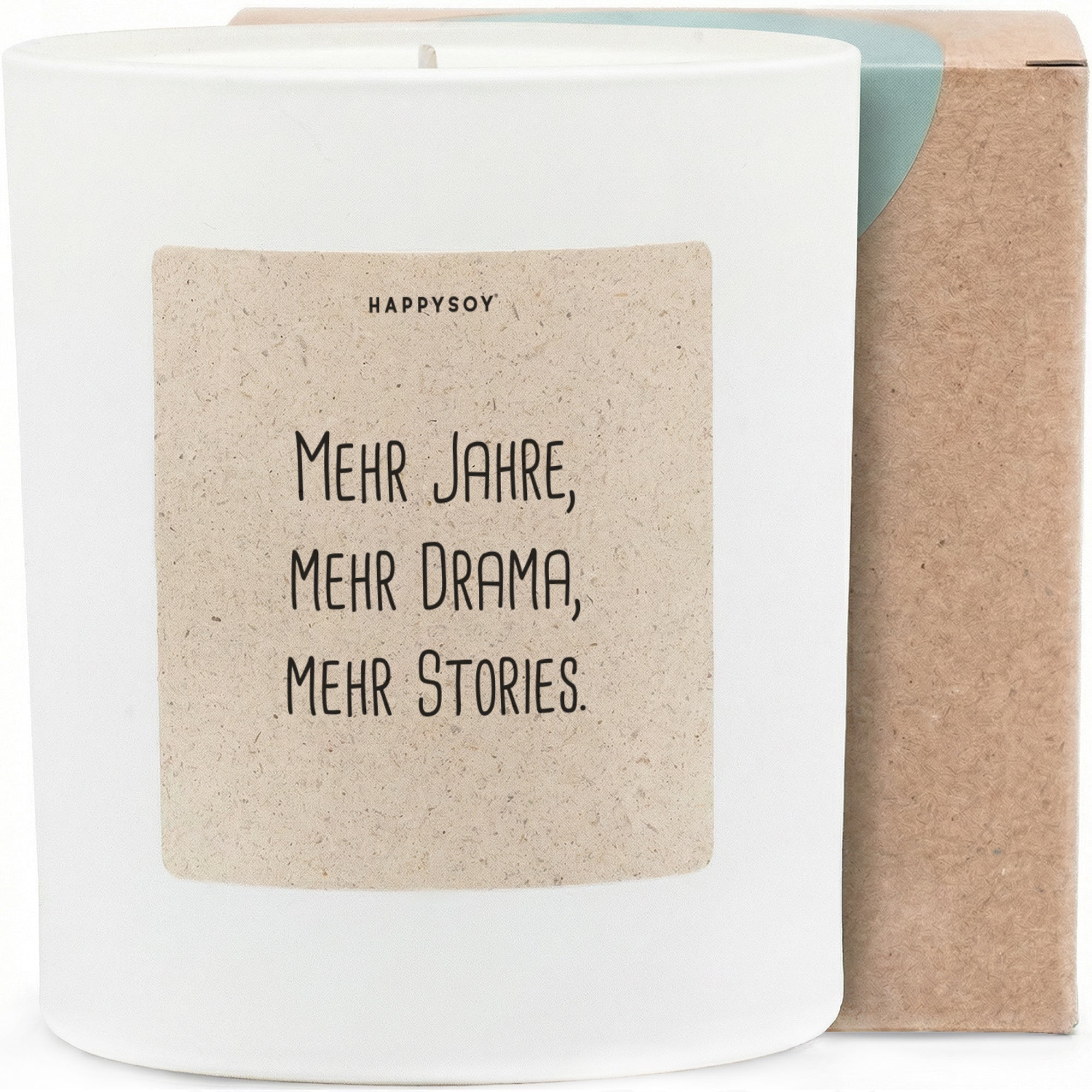 Duftkerze - Mehr Jahre, mehr Drama, mehr Stories. - Happysoy®