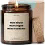 Duftkerze - Mein Körper Meine Regeln Meine Geschichte - Happysoy®