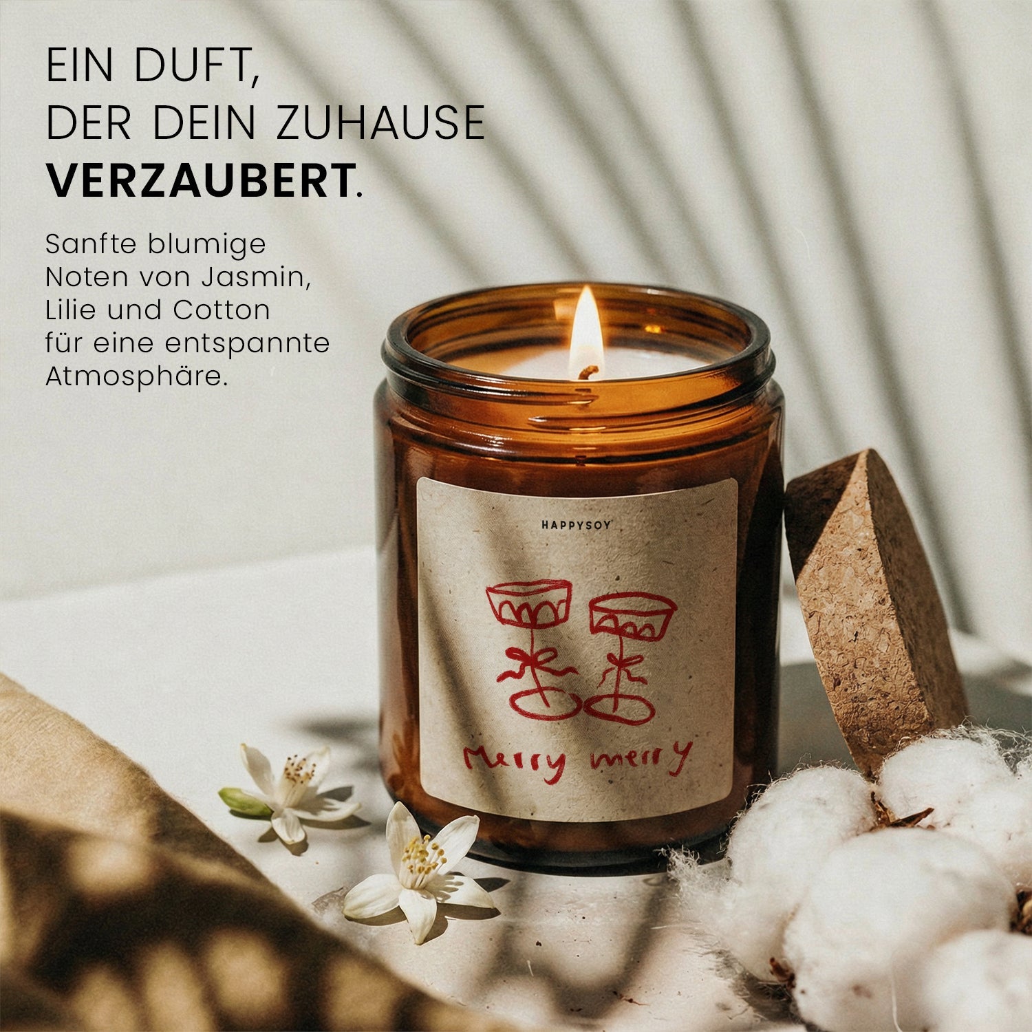 Duftkerze - Merry Merry - Happysoy®
