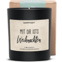 Duftkerze - mit dir ists Weihnachten - Happysoy®