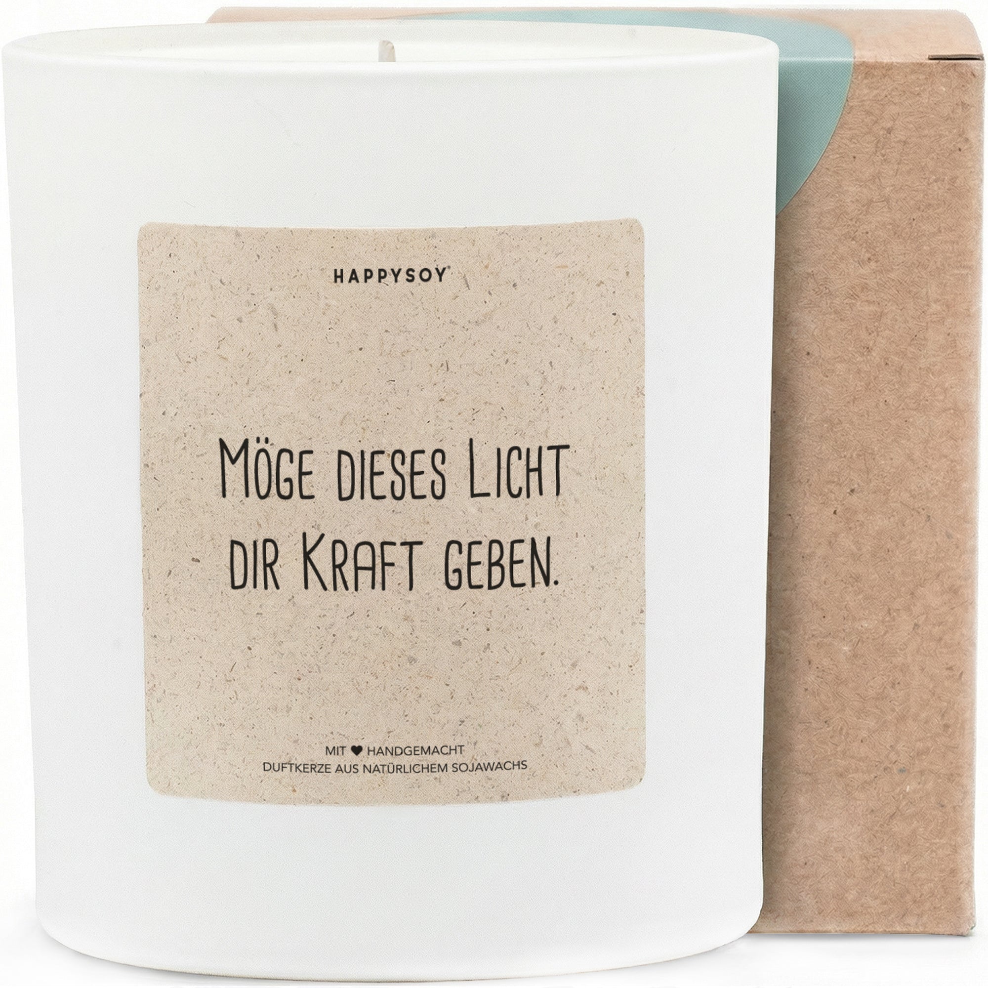 Duftkerze - Möge dieses Licht dir Kraft geben. - Happysoy®
