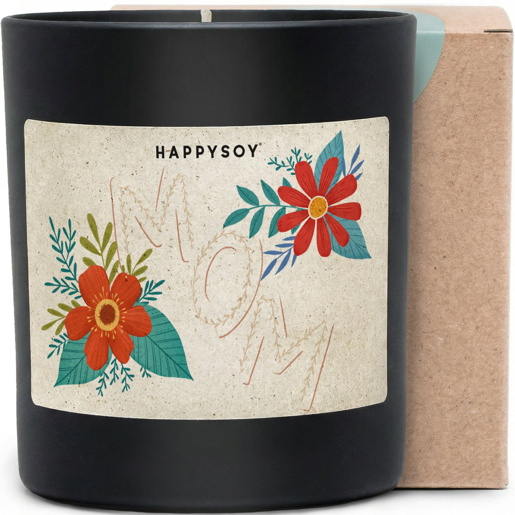 Duftkerze - Mom - Blumen - Happysoy®