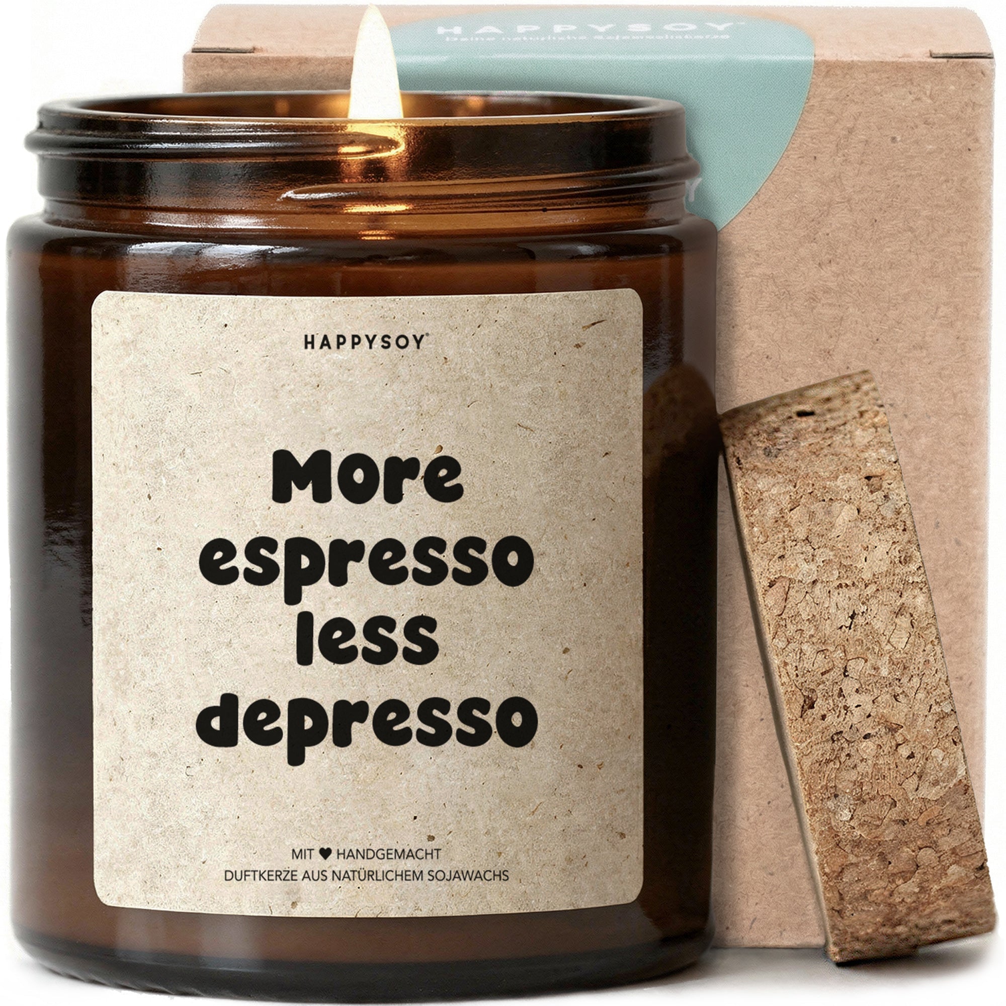 Duftkerze - More espresso less depresso - Happysoy®
