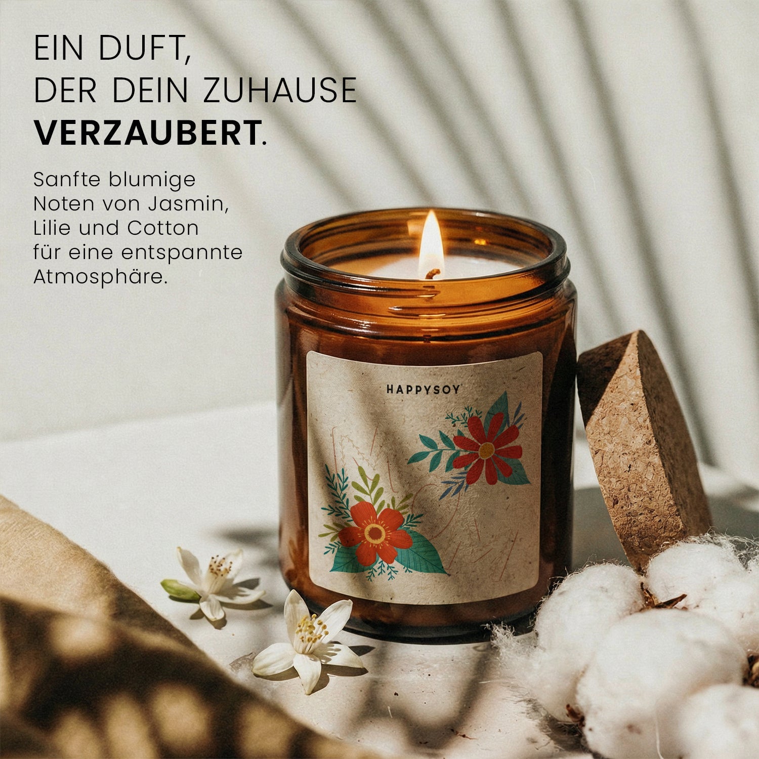 Duftkerze - Muttertag Flower Mom - Happysoy®