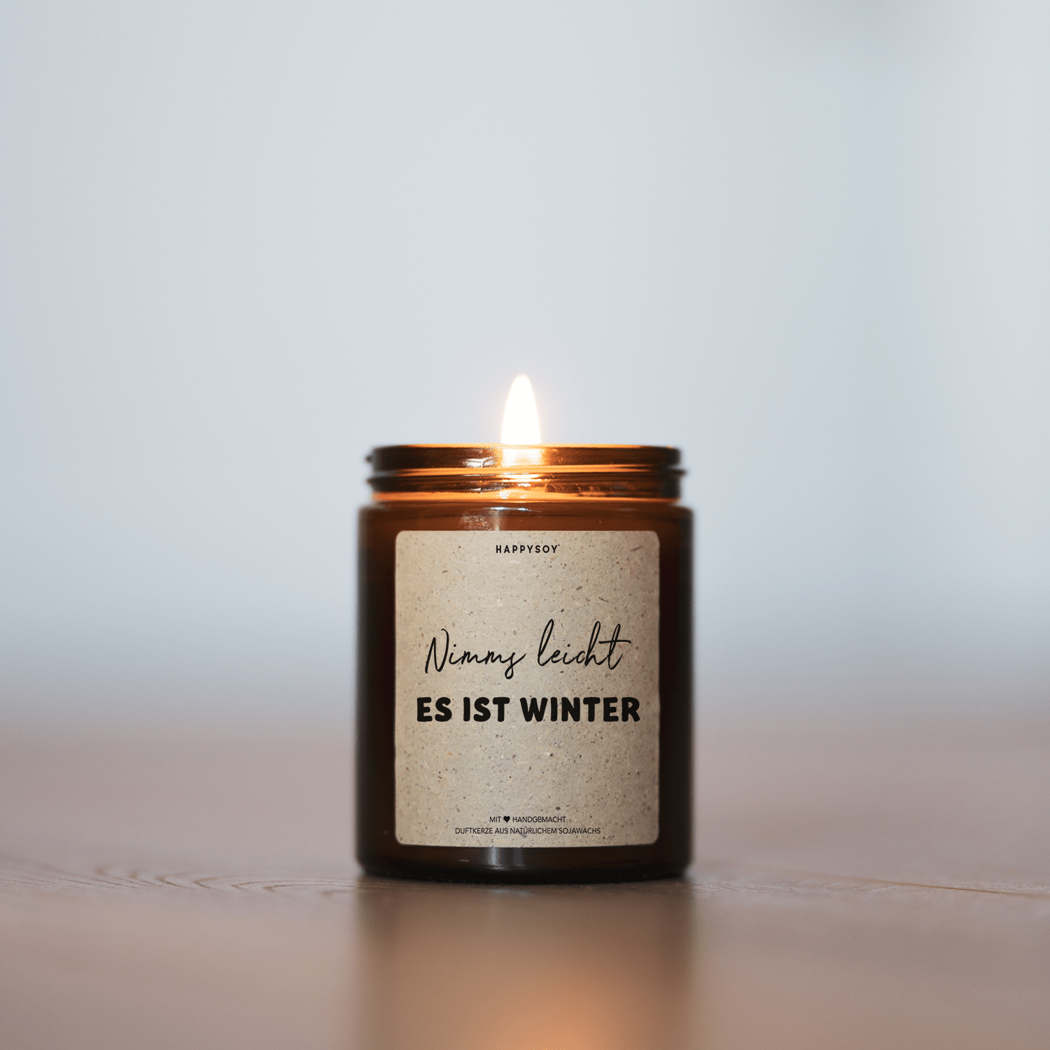 Duftkerze - Nimms leicht es ist Winter - Happysoy®