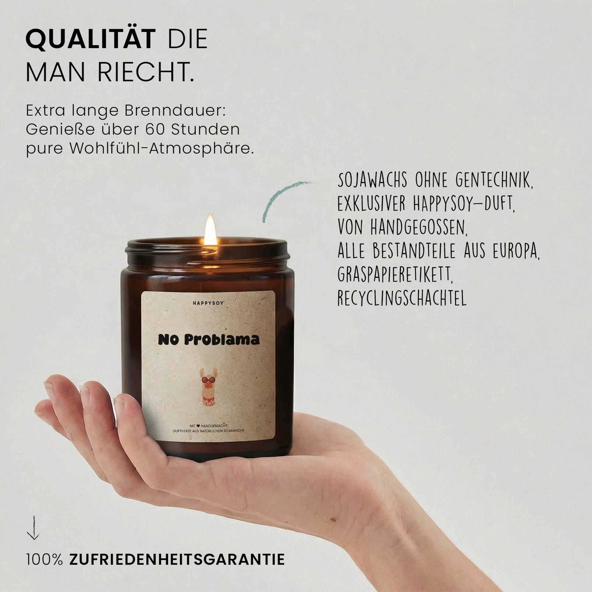 Duftkerze - No Problama - Happysoy®
