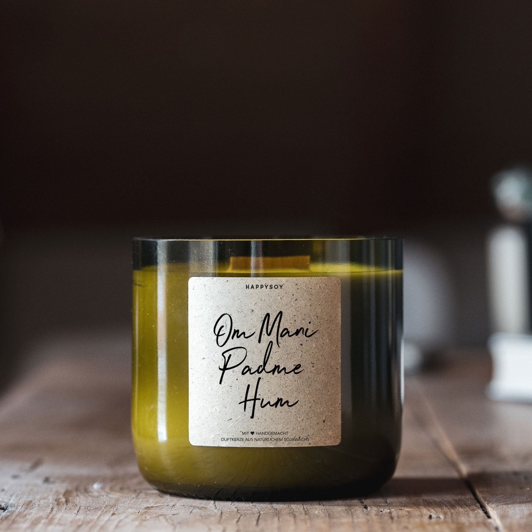Duftkerze - Om Mani Padme Hum - Happysoy®
