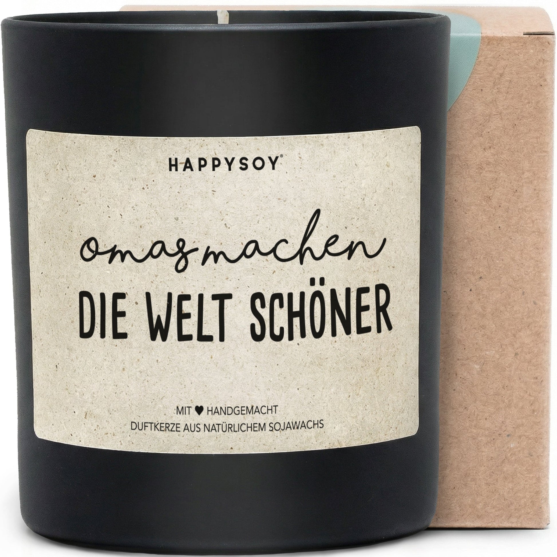 Duftkerze - Omas machen die welt schöner - Happysoy®