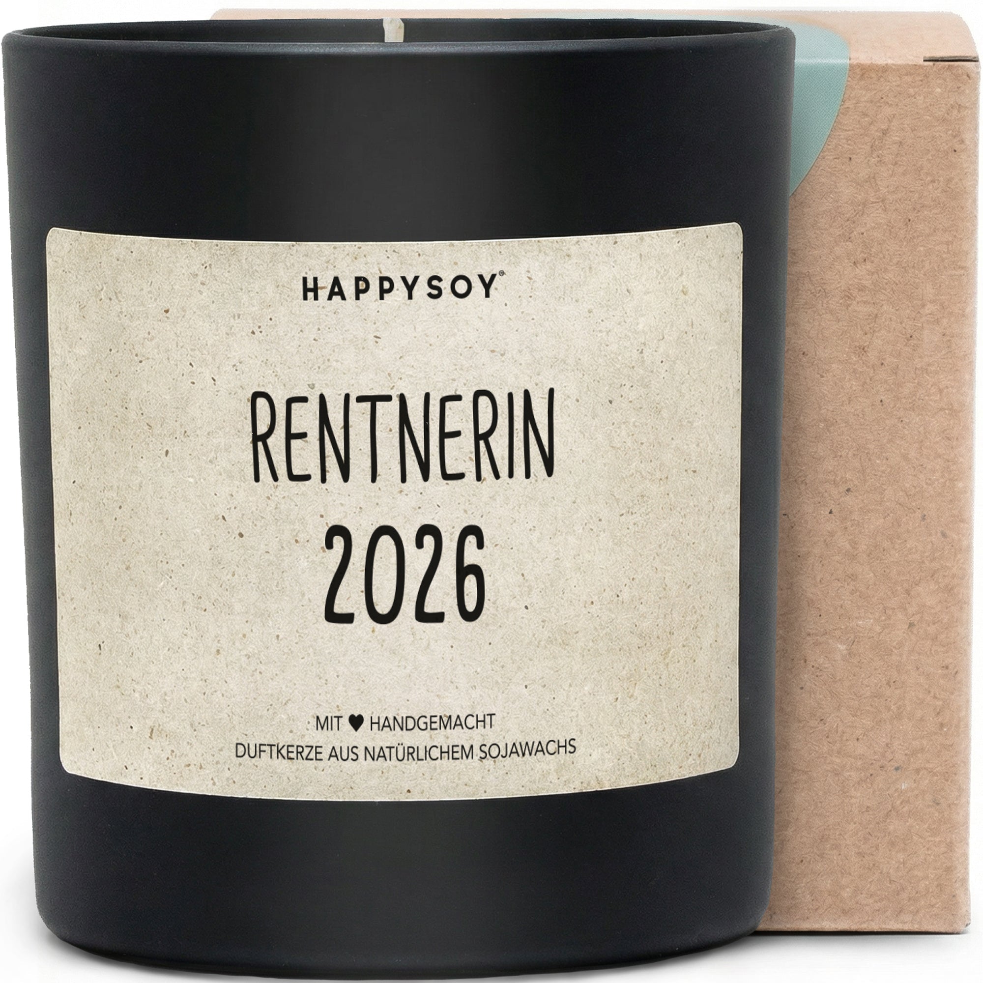 Duftkerze - rentnerin - Happysoy®