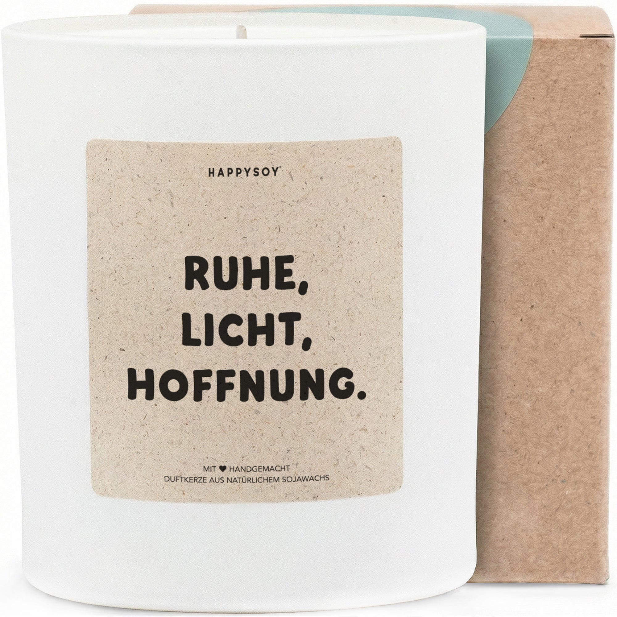 Duftkerze - Ruhe, Licht, Hoffnung. - Happysoy®