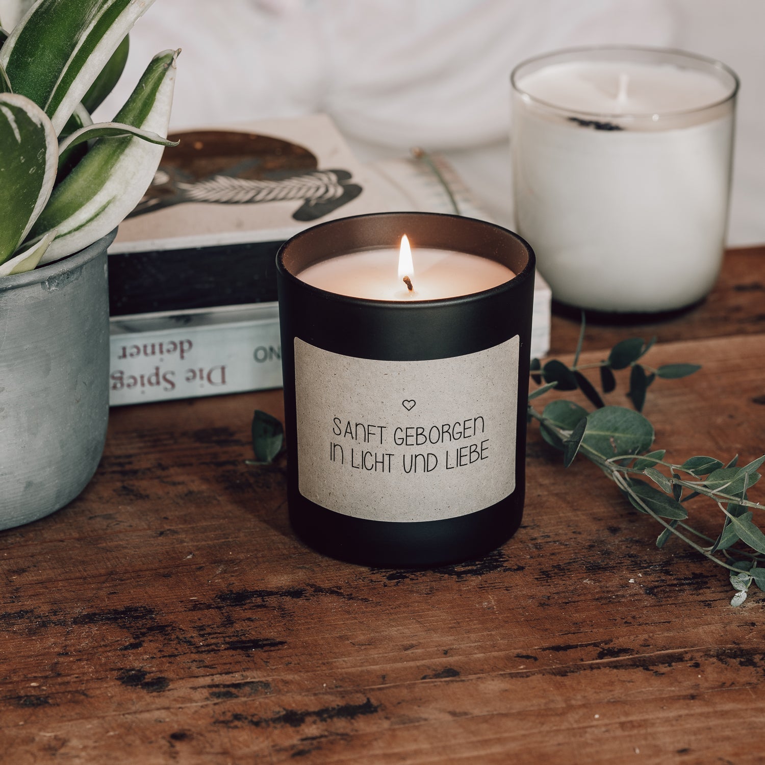 Duftkerze - Sanft geborgen in Licht und Liebe - Happysoy®