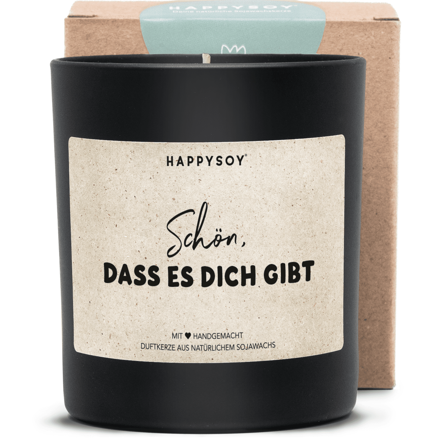 Duftkerze - Schön, dass es dich gibt - Happysoy®