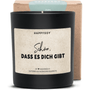 Duftkerze - Schön, dass es dich gibt - Happysoy®