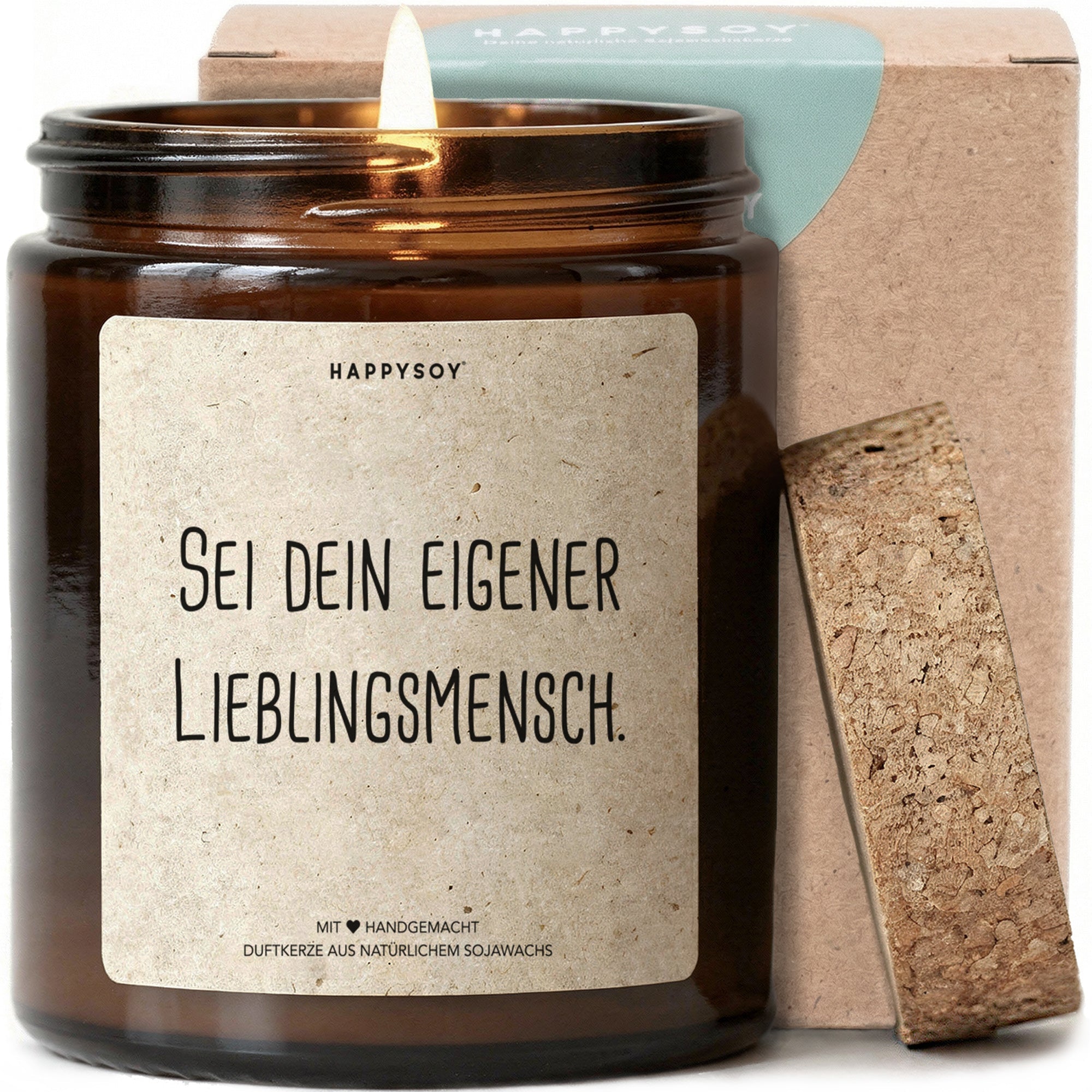 Duftkerze - Sei dein eigener Lieblingsmensch. - Happysoy®