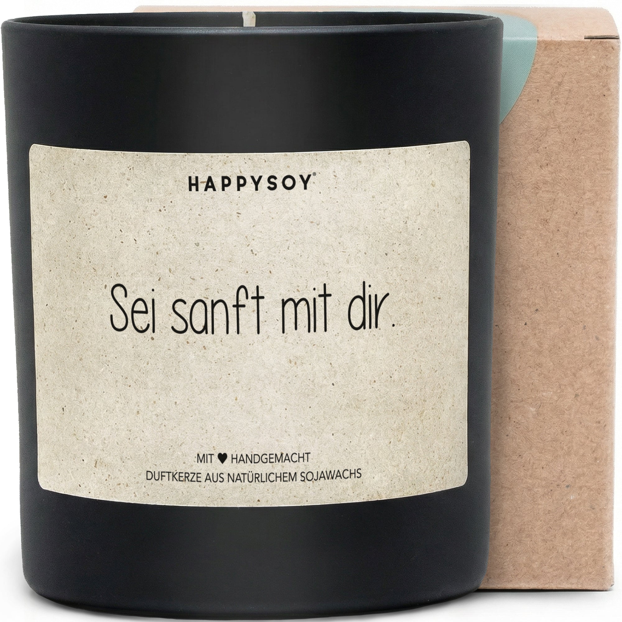 Duftkerze - Sei sanft mit dir. - Happysoy®