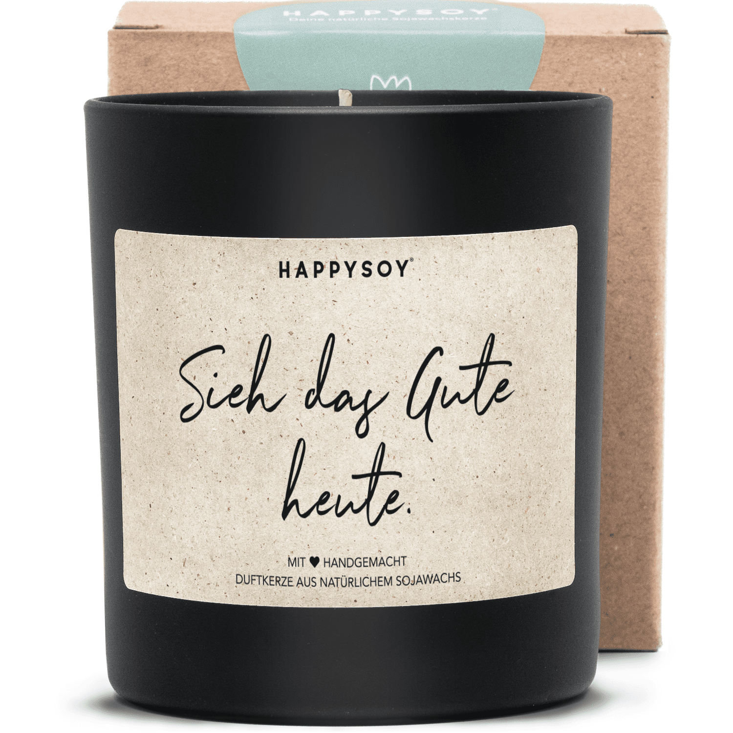 Duftkerze - Sieh das Gute heute. - Happysoy®