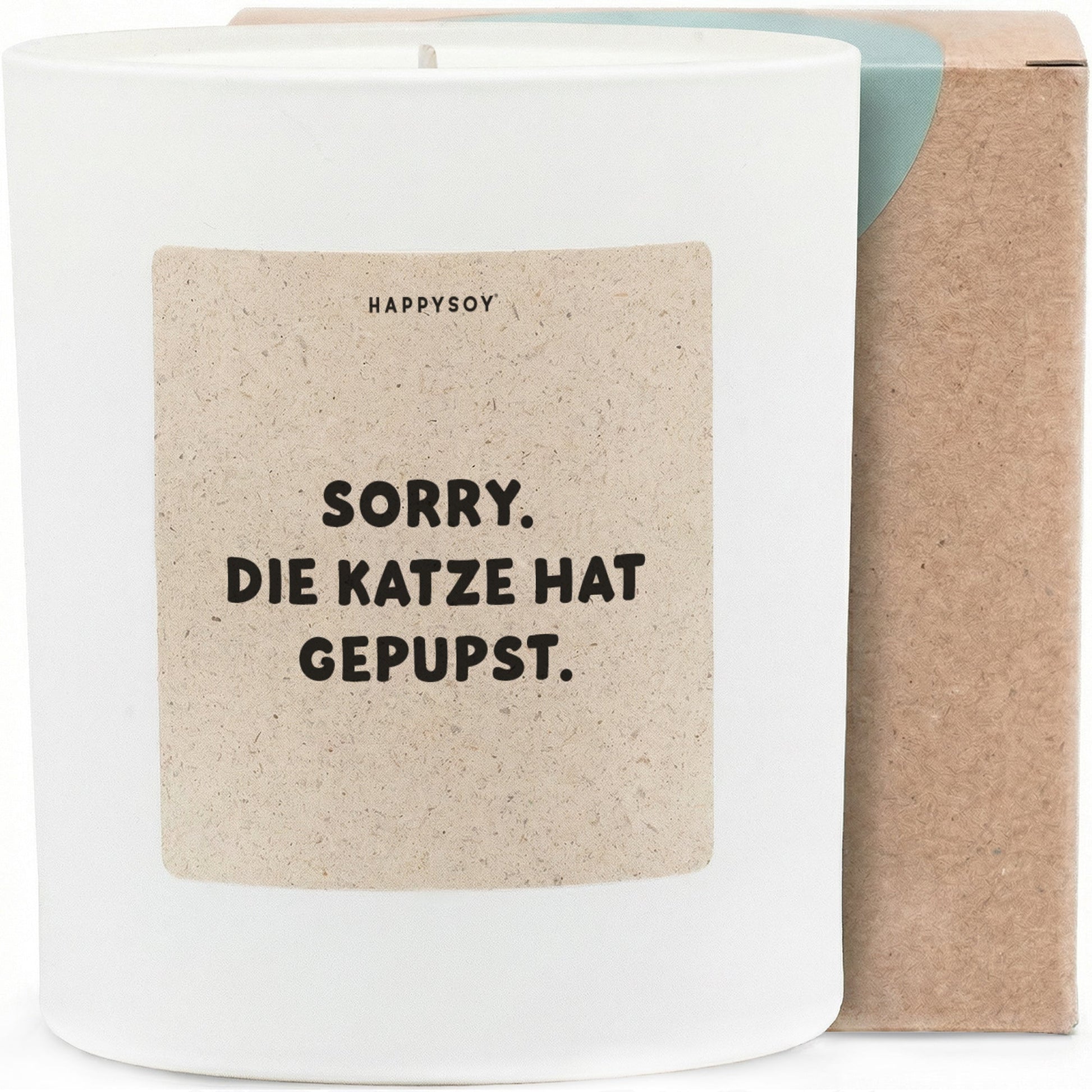 Duftkerze - SORRY. Die Katze hat gepupst. - Happysoy®