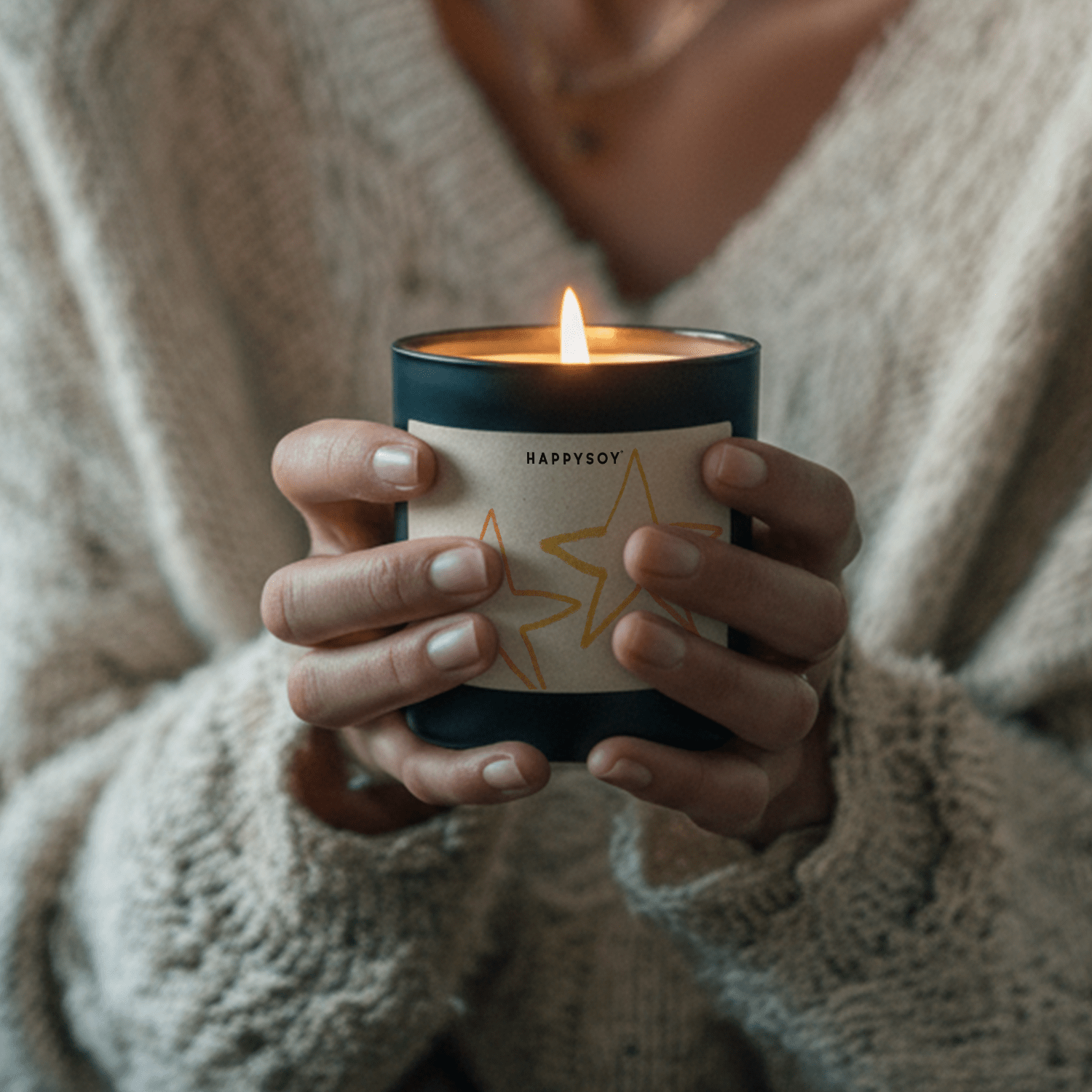 Duftkerze - Sterne - Happysoy®