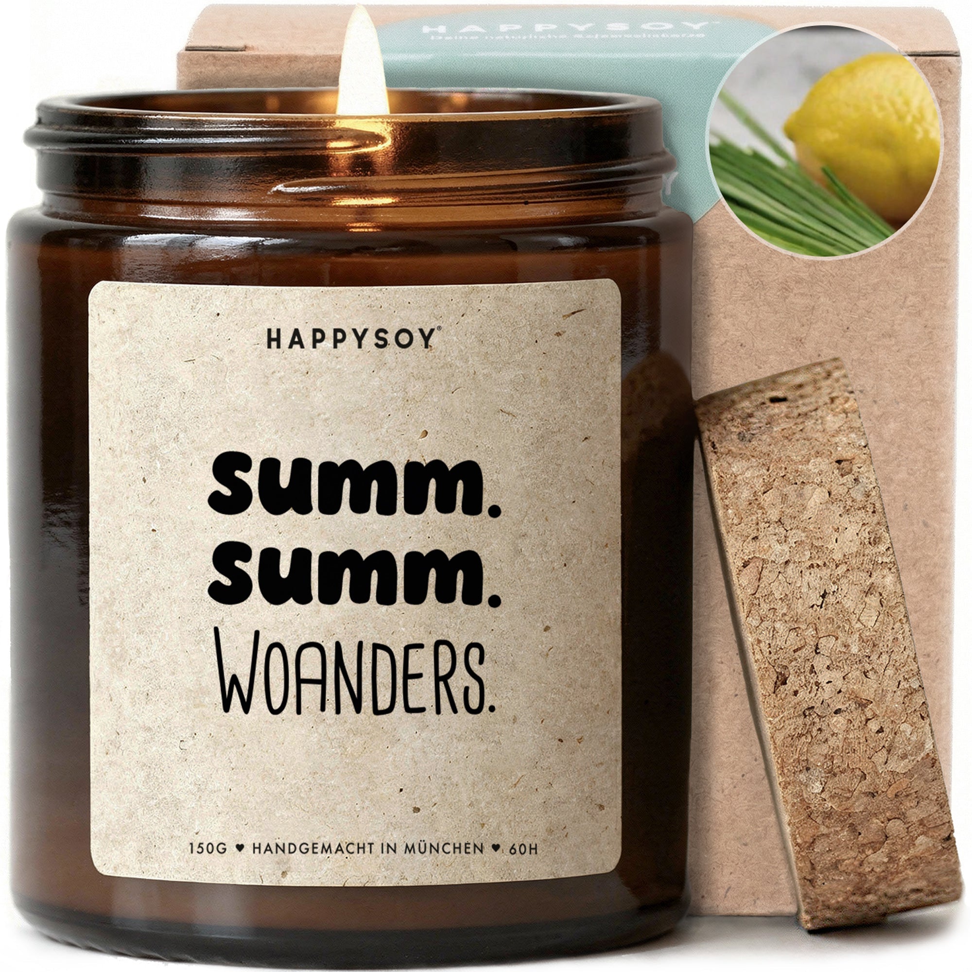 Duftkerze - Summ. Summ. Woanders. - Happysoy®
