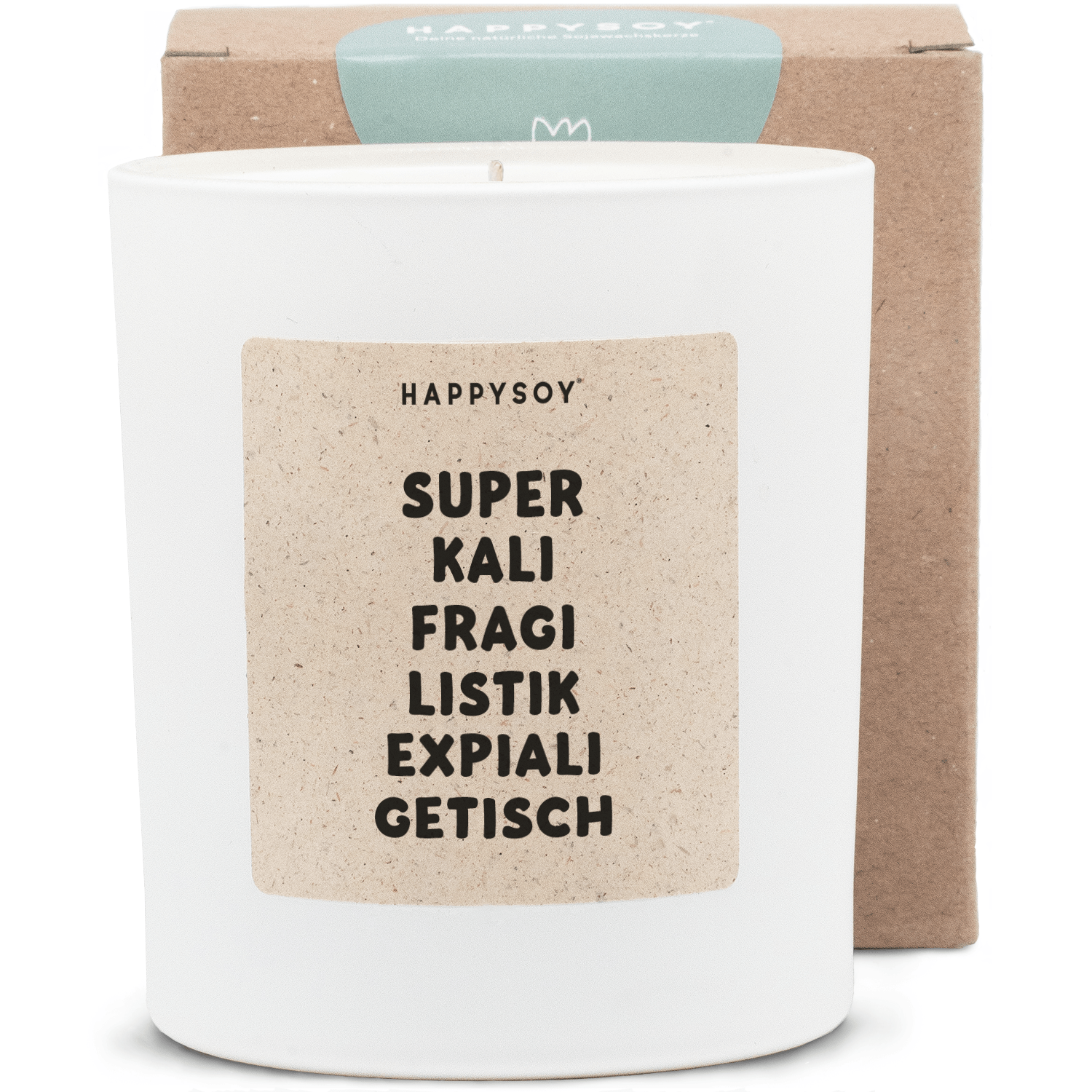 Duftkerze - Superkalifragilistikexpialigetisch - Happysoy®