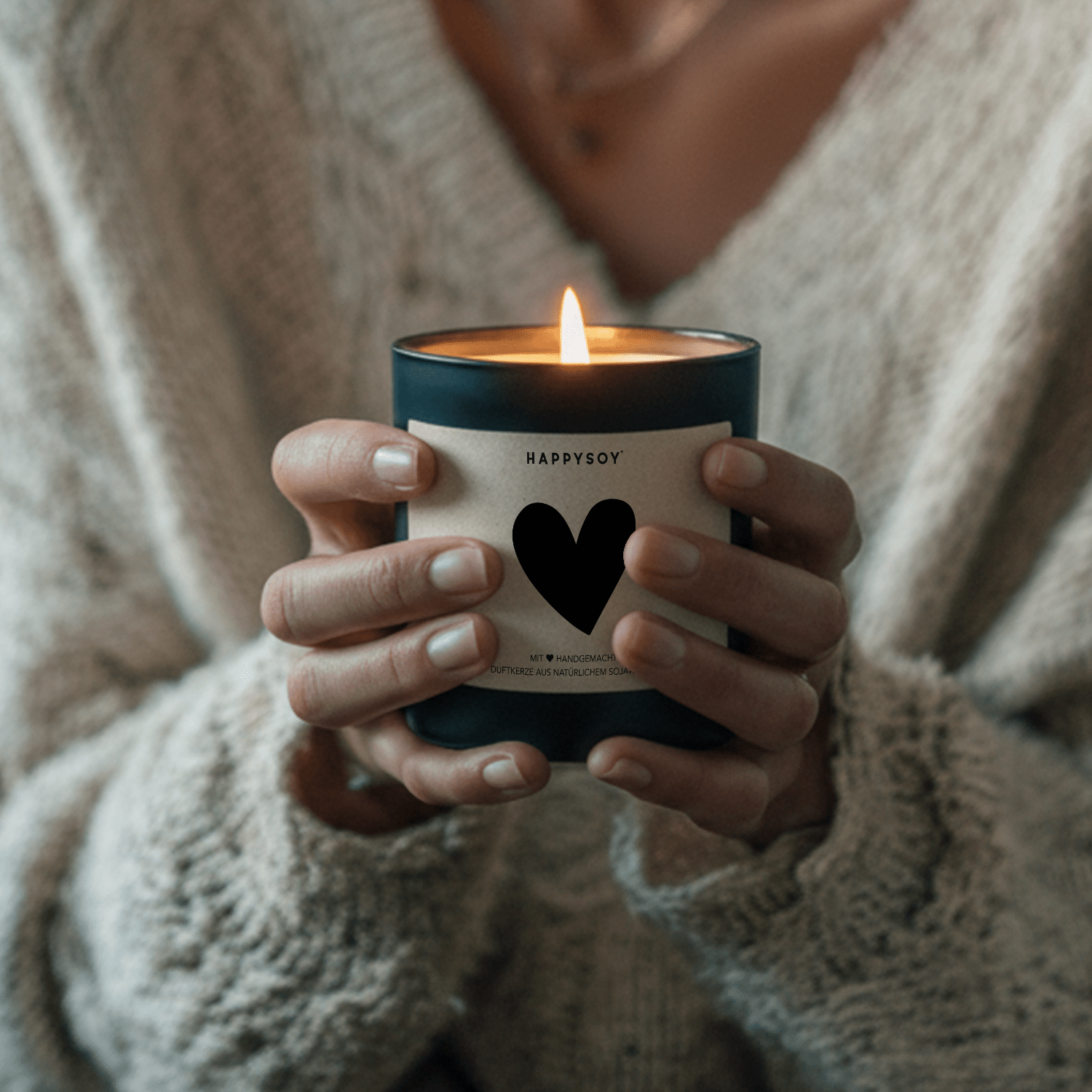 Duftkerze - Symbol Herz - Happysoy®