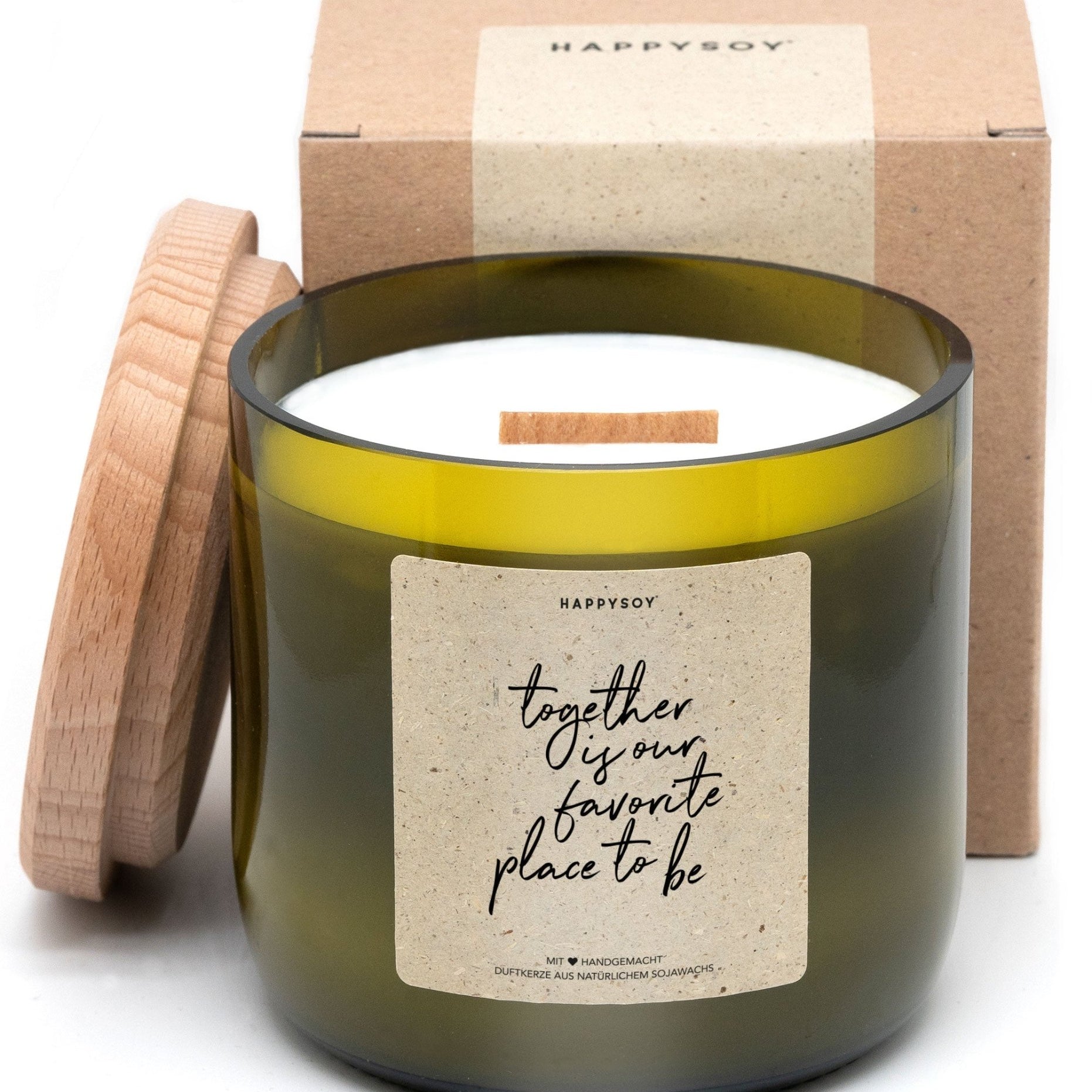 Duftkerze - together is our favorite place to be - Happysoy®