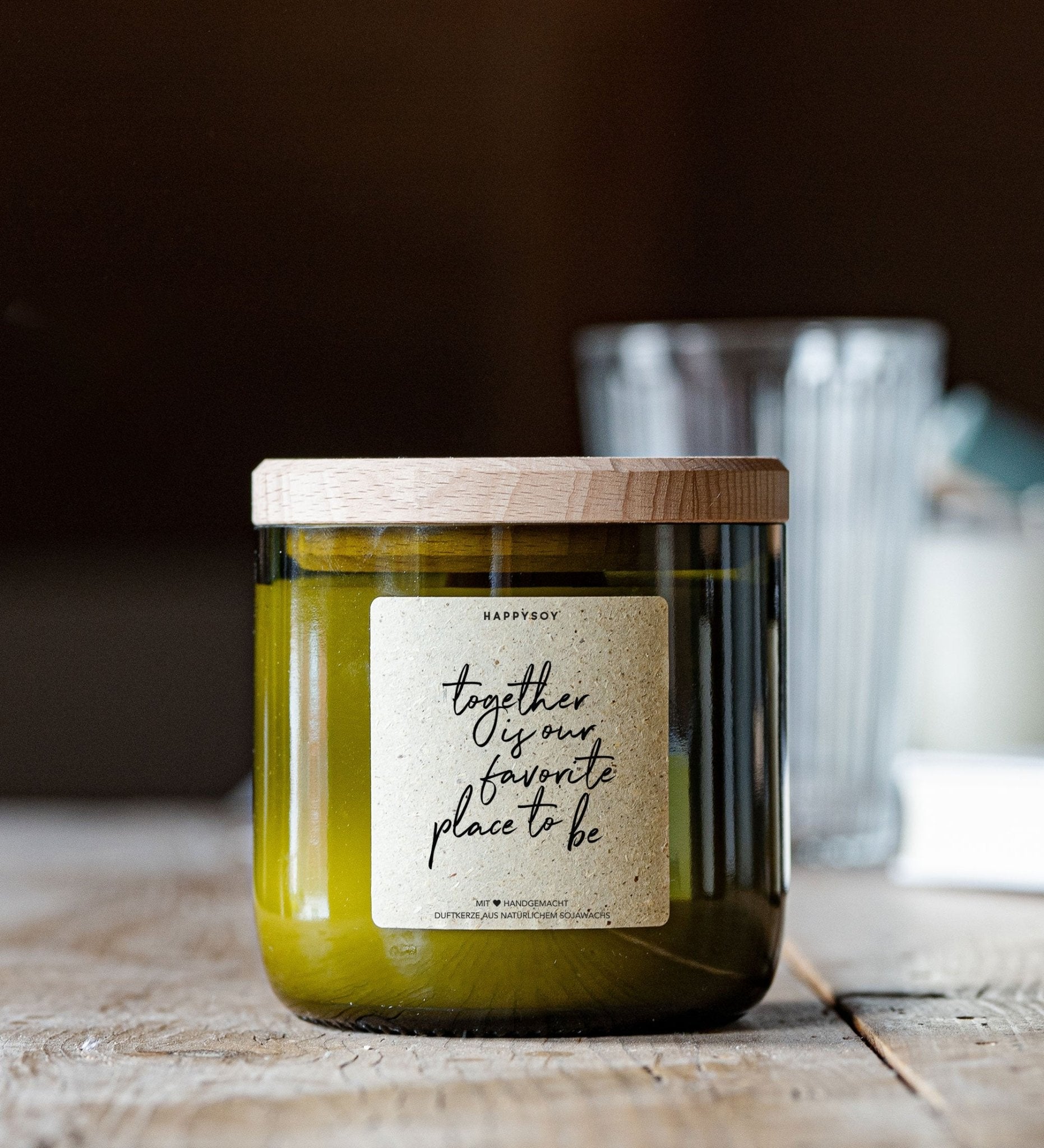 Duftkerze - together is our favorite place to be - Happysoy®