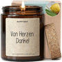 Duftkerze - Von Herzen: Danke! - Happysoy®