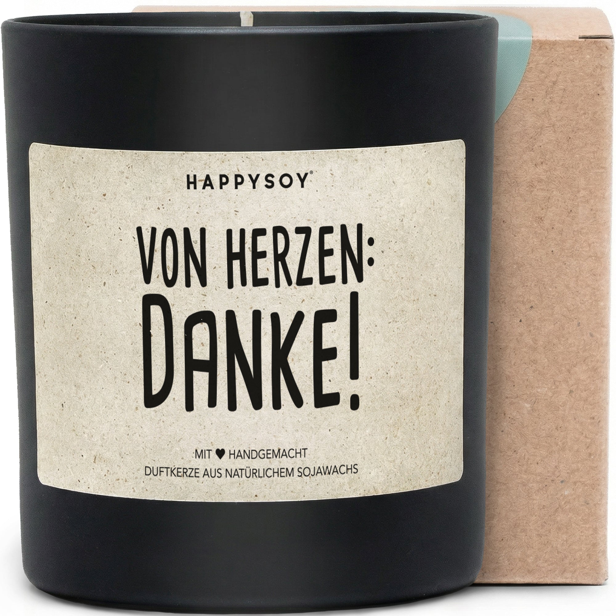 Duftkerze - Von Herzen: Danke! - Happysoy®
