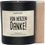 Duftkerze - Von Herzen: Danke! - Happysoy®