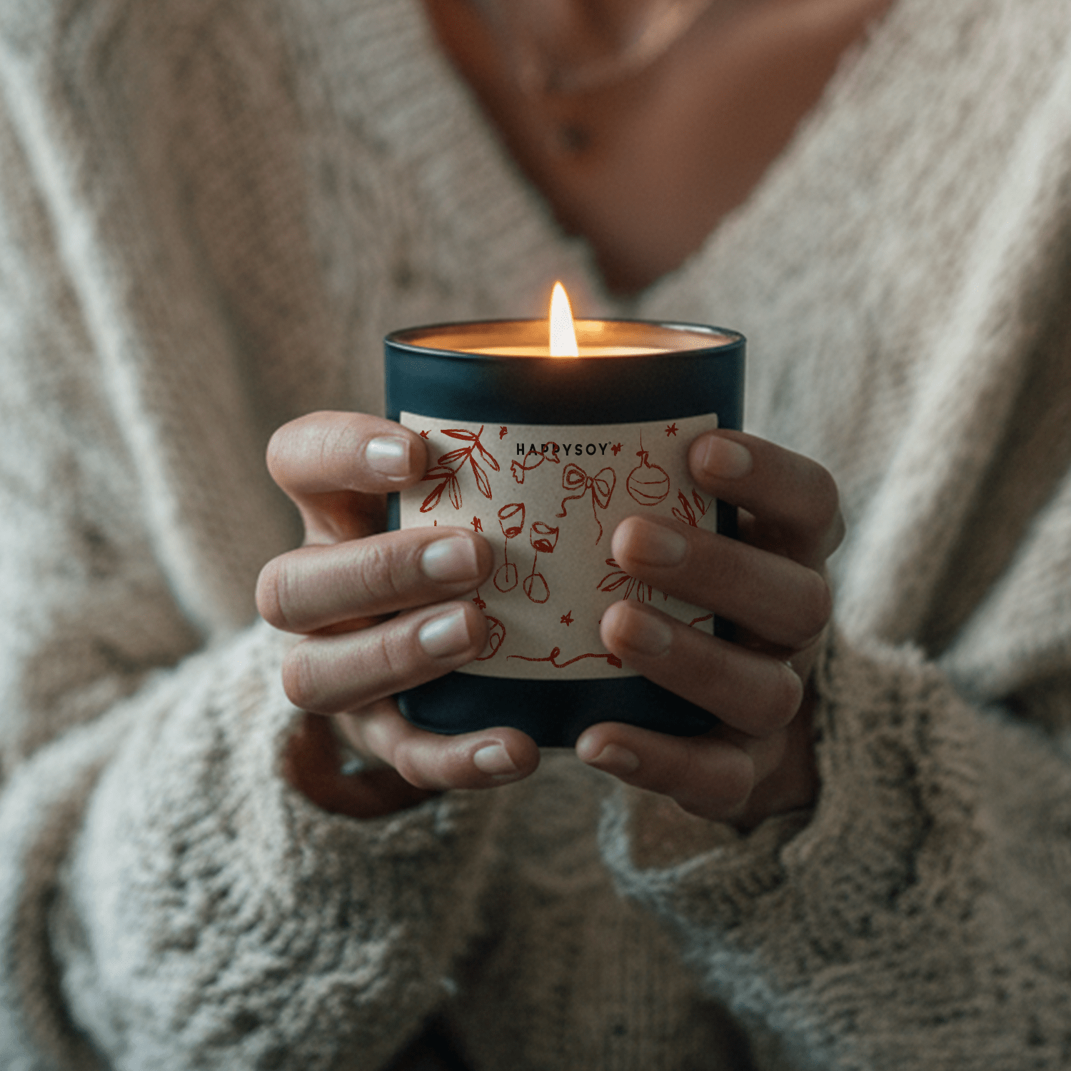 Duftkerze - Weihnachten feiern - Happysoy®