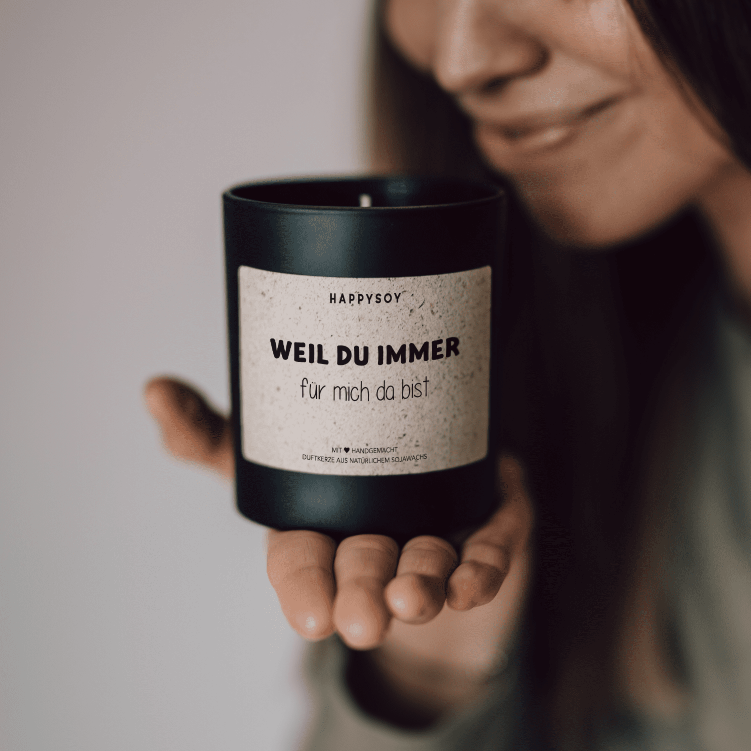 Duftkerze - weil du immer für mich da bist - Happysoy®