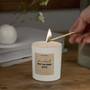 Duftkerze - Wie wundervoll bist du denn bitte - Happysoy®