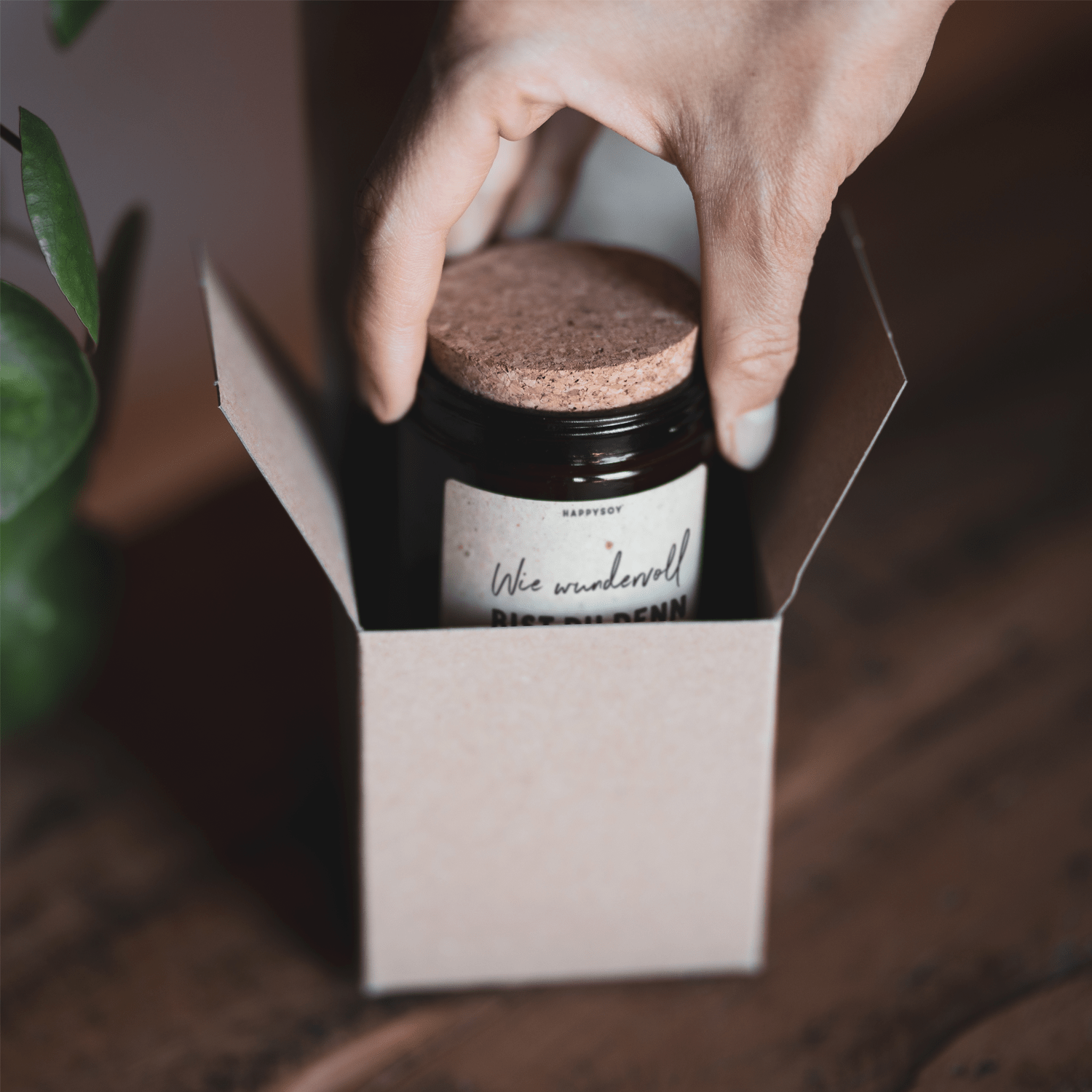 Duftkerze - Wie wundervoll bist du denn bitte - Happysoy®