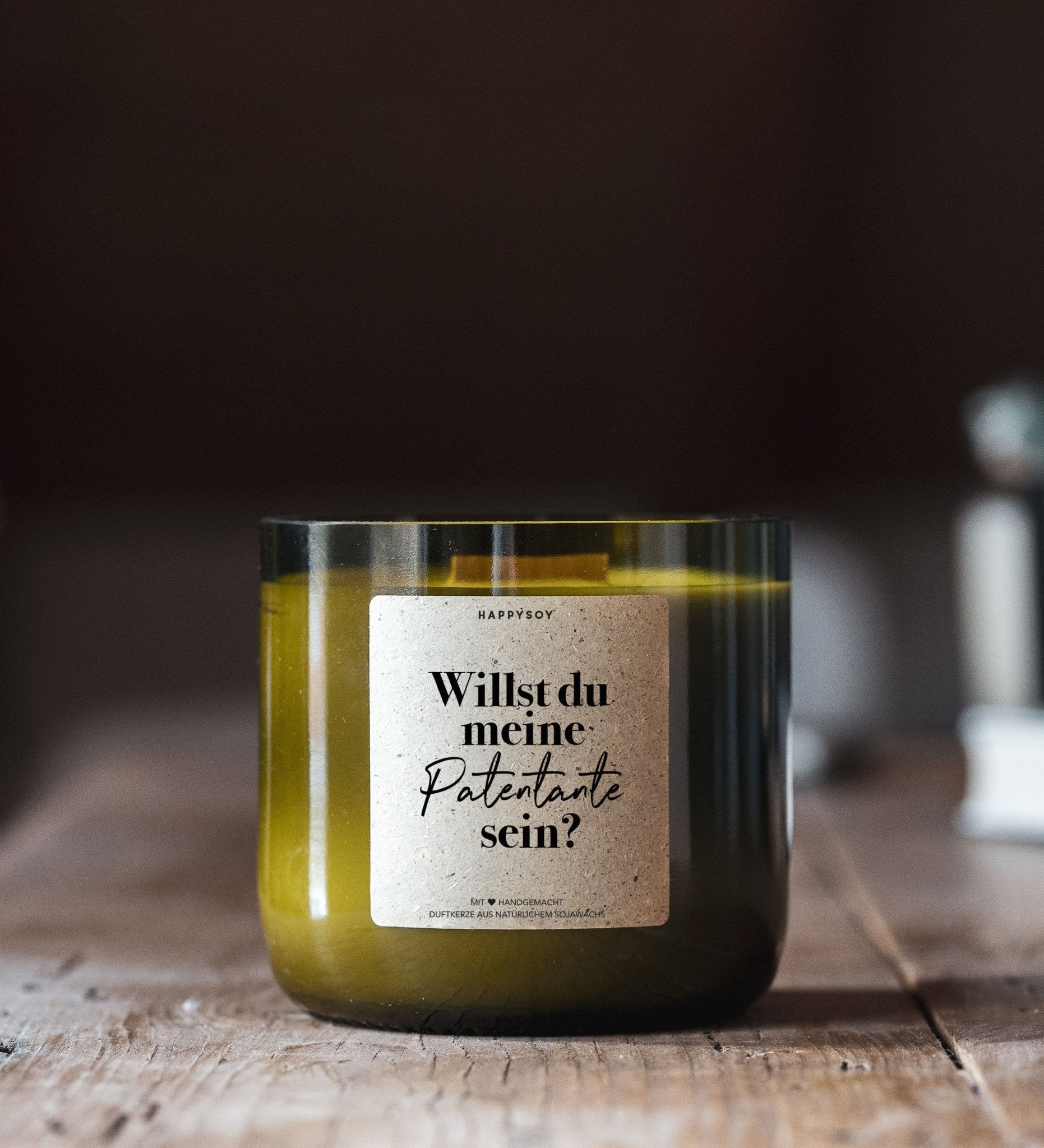 Duftkerze - Willst du meine Patentante sein? - Happysoy®