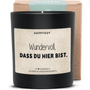 Duftkerze - Wundervoll, dass du hier bist. - Happysoy®
