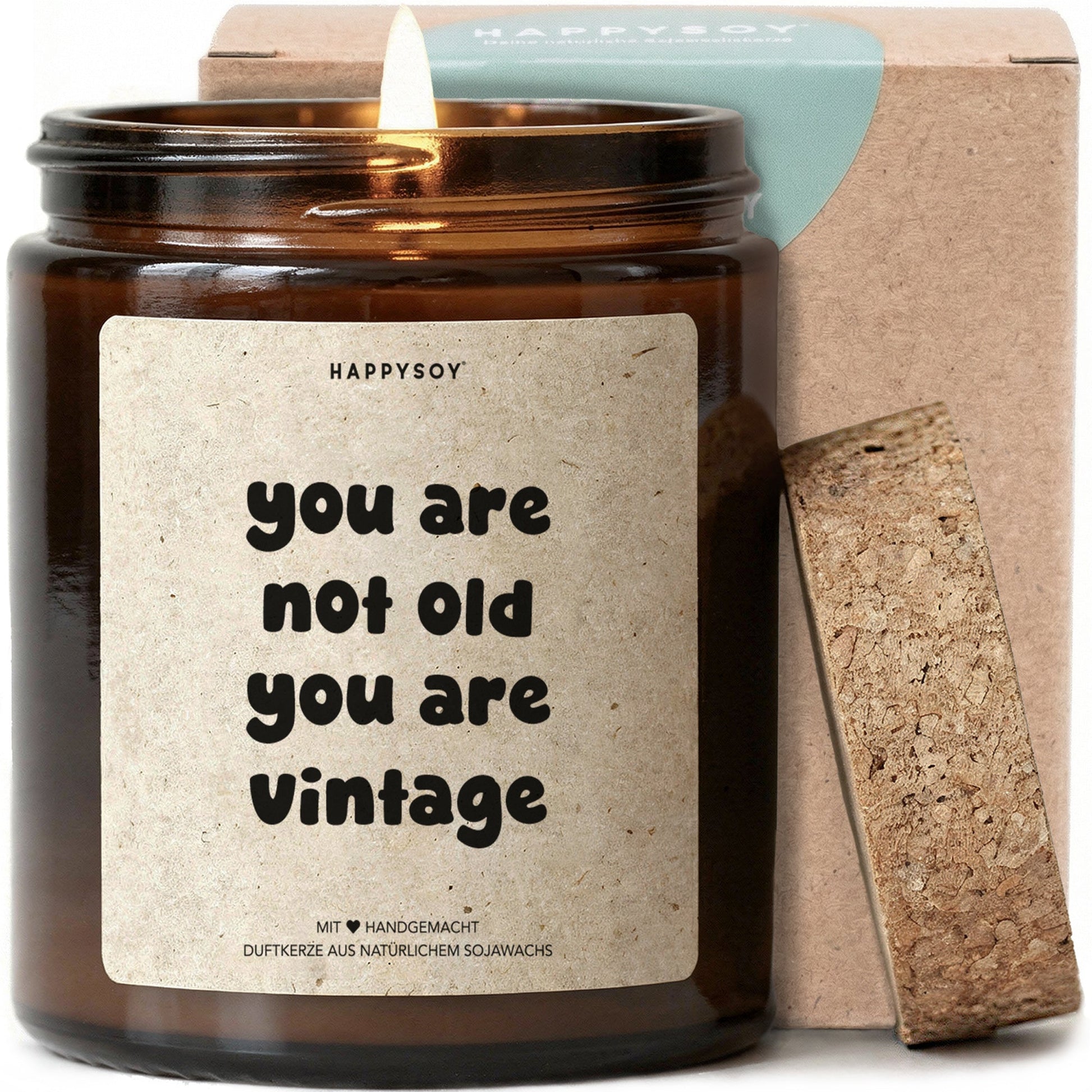 Duftkerze - you are not old vintage you are - Happysoy®