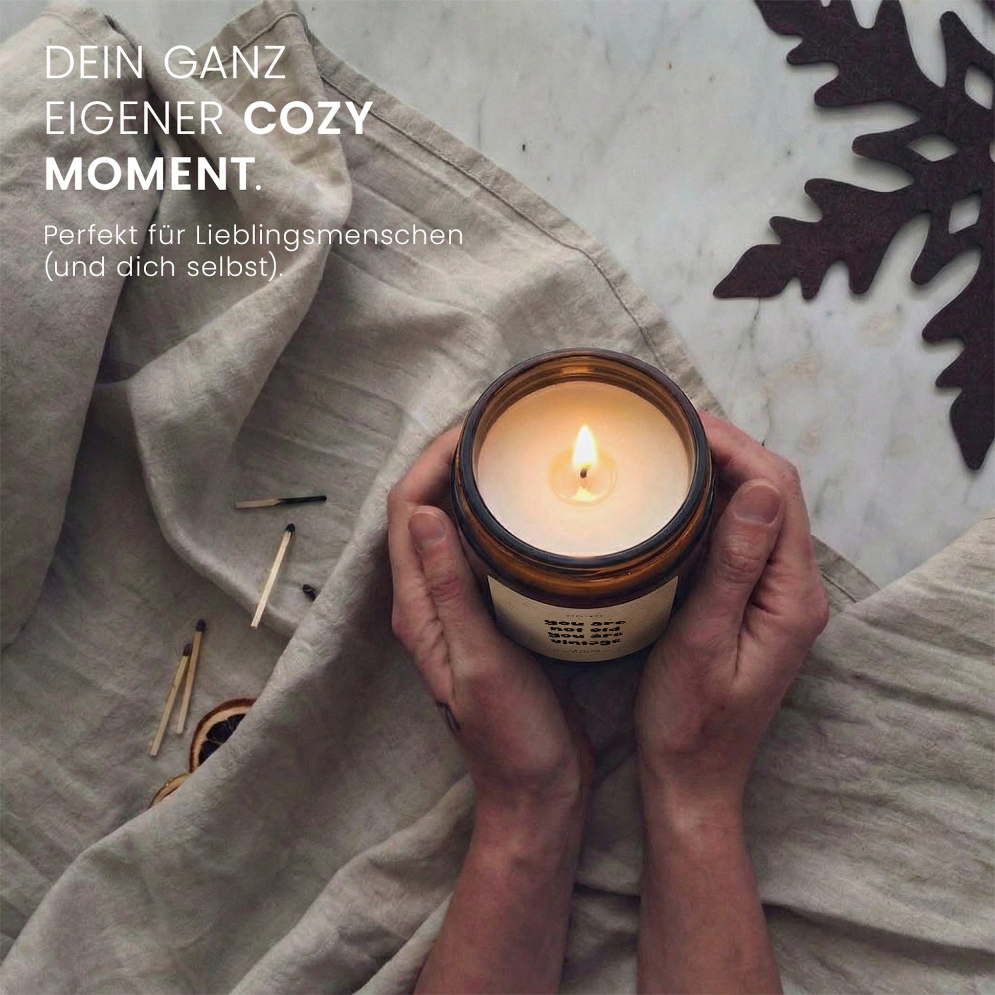 Duftkerze - you are not old vintage you are - Happysoy®