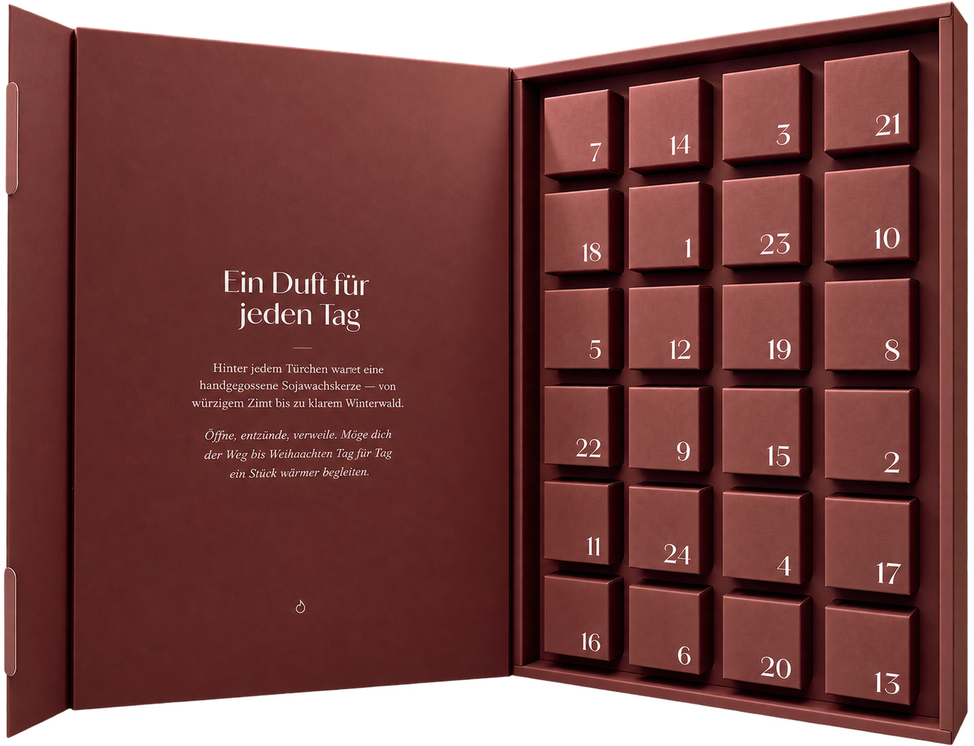 Duftkerzen-Adventskalender
