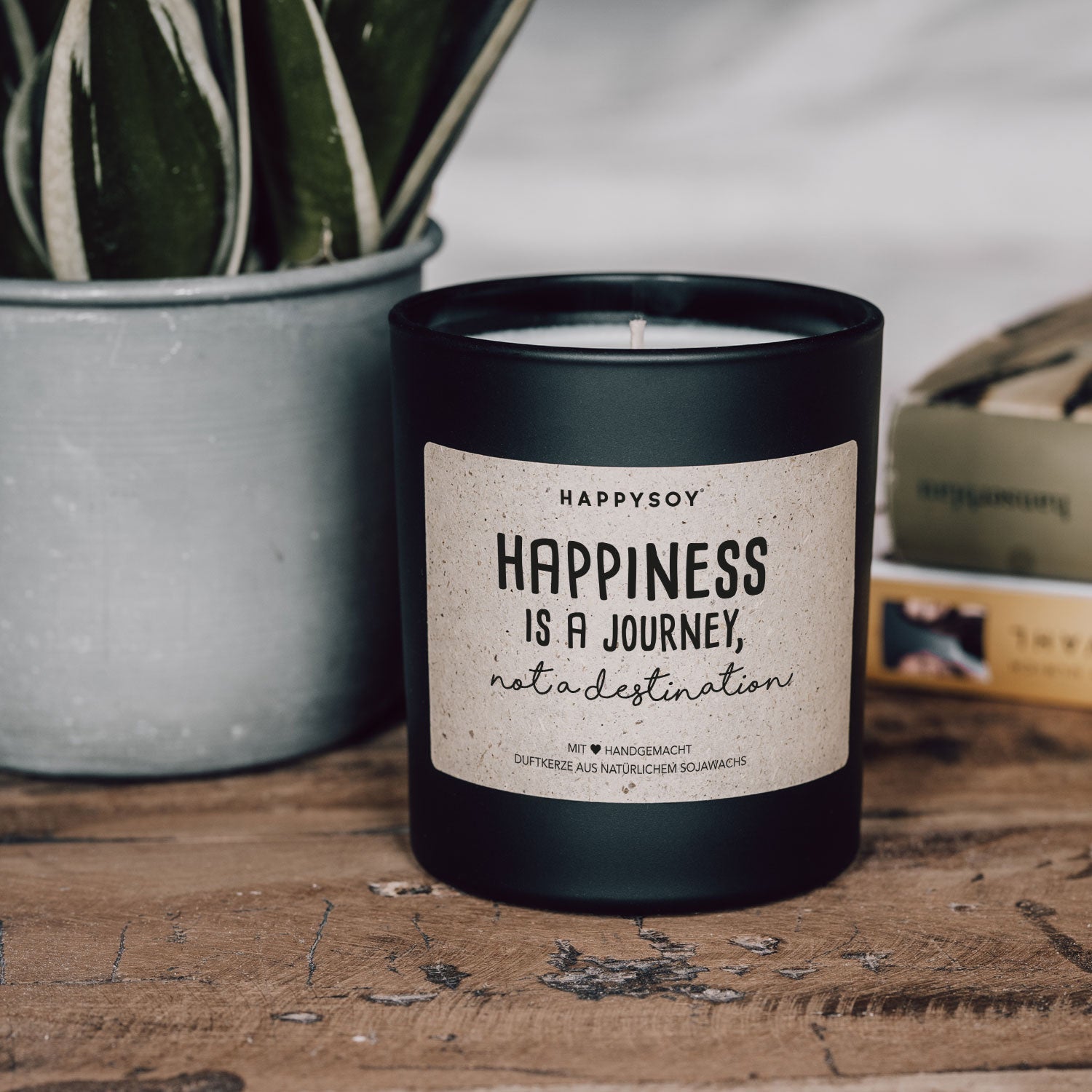 Duftkerze - Happiness is a journey, not a destination - Happysoy®