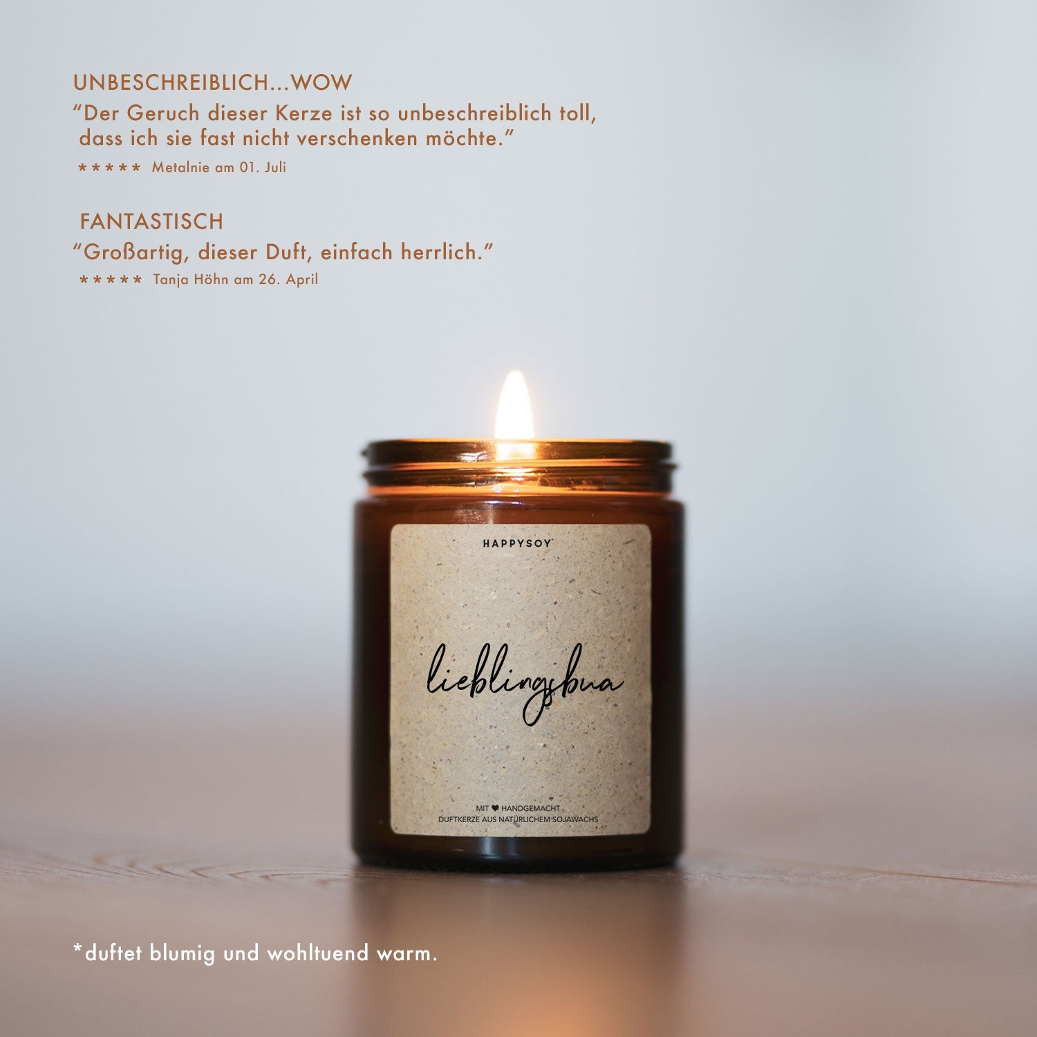 Duftkerze - Lieblingsbua - Happysoy®